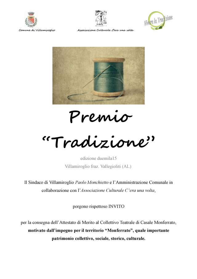 Premio Tradizione Villamiroglio Premio Tradizione Villamiroglio